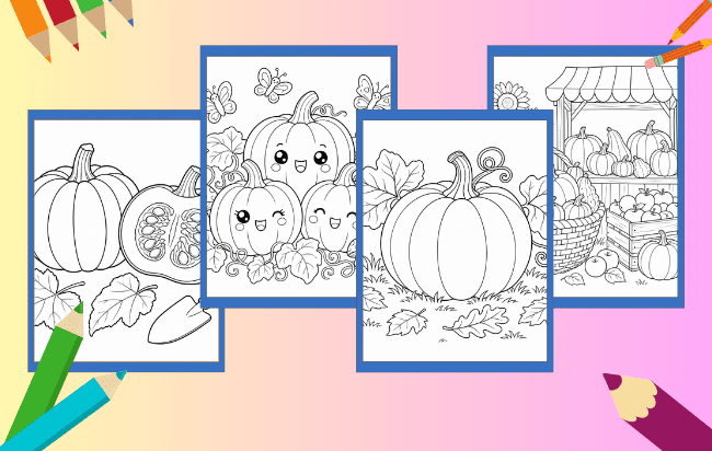 Abóbora para Colorir
