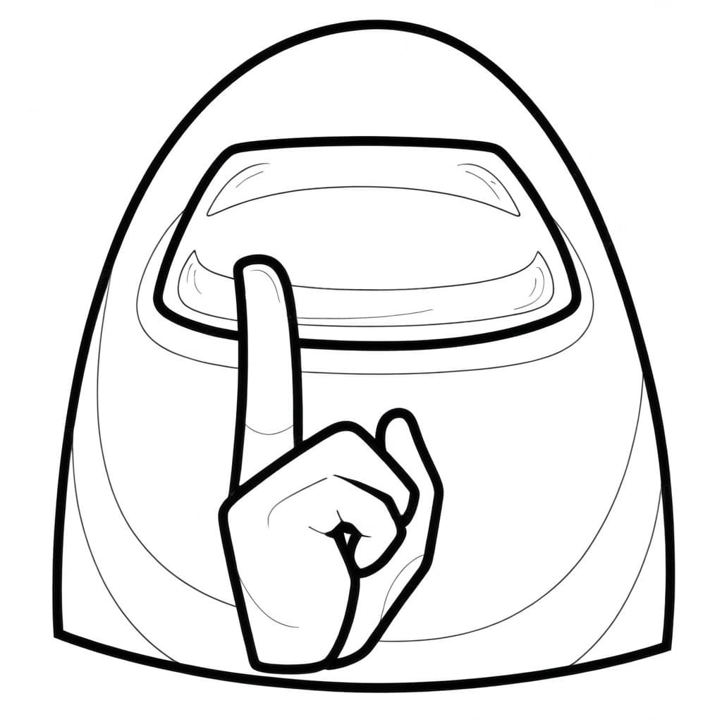 15 Desenhos de Among Us para colorir