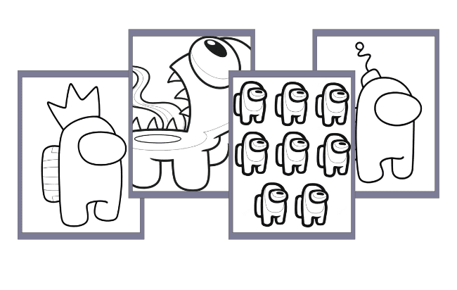 Among Us para colorir