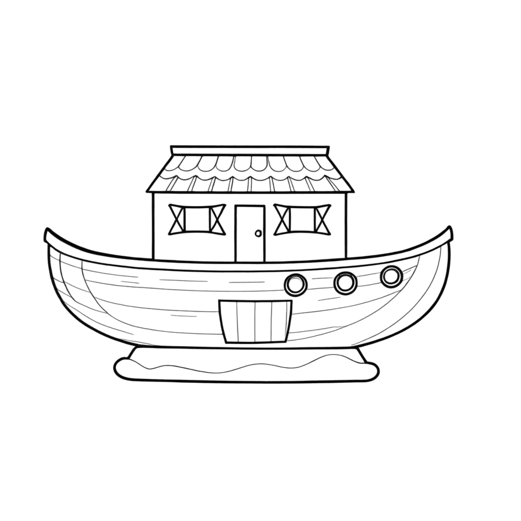 A Arca para colorir