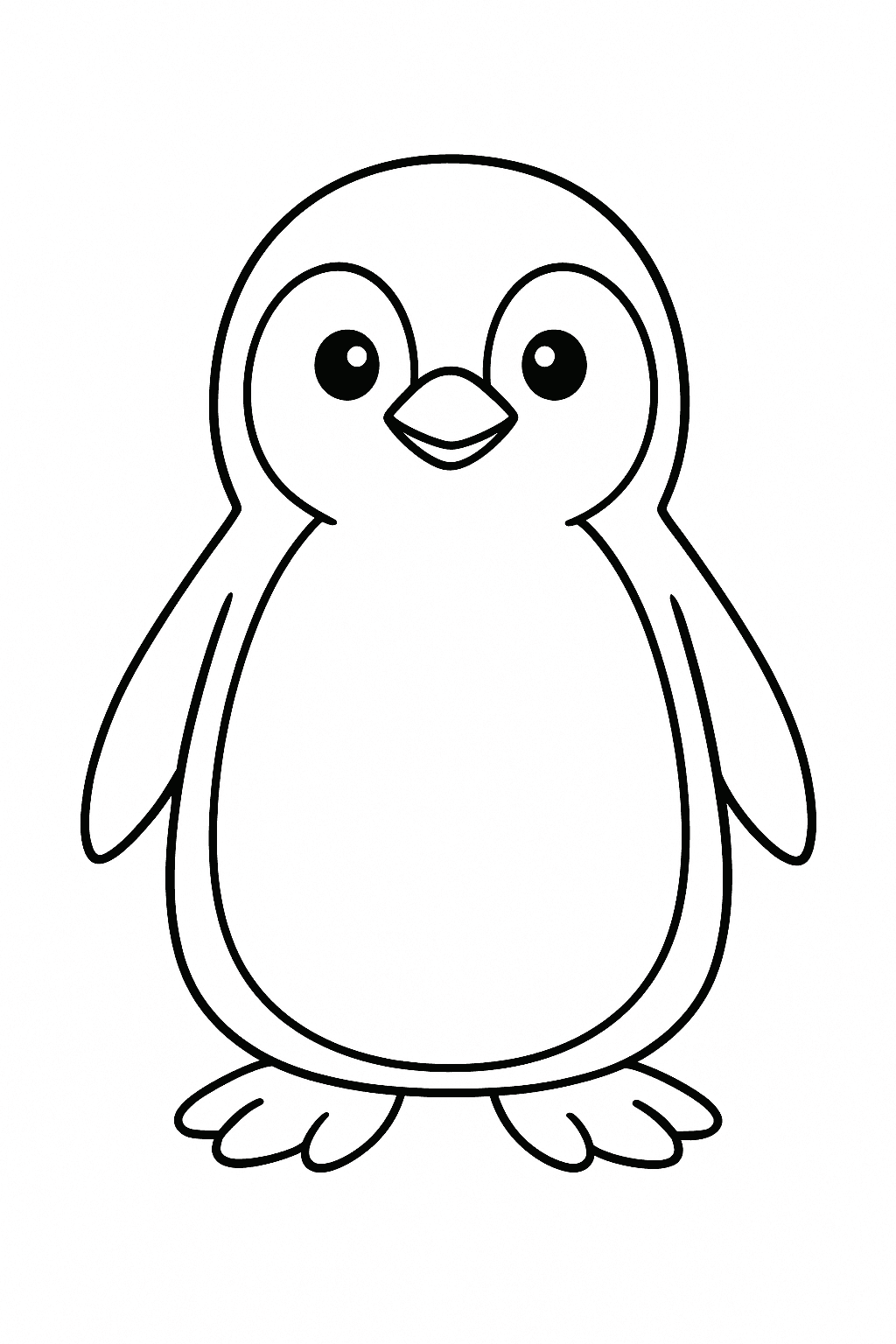 Pinguim para colorir