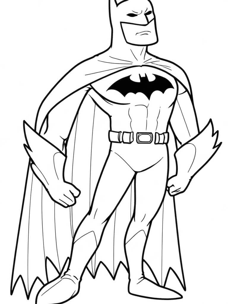 Batman desenho para colorir