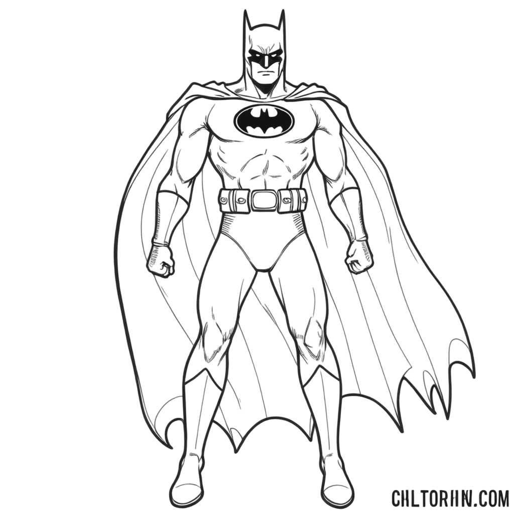 Batman, o Cavaleiro das Trevas para colorir