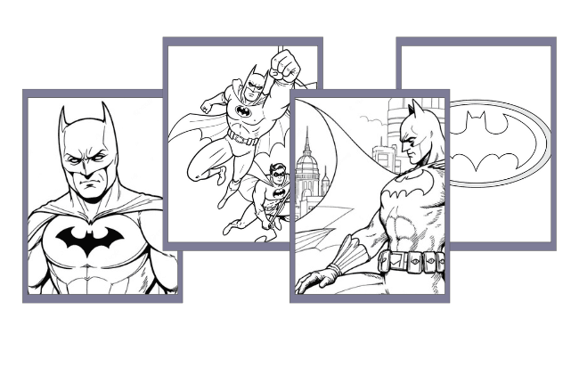 Desenhos do Batman para colorir
