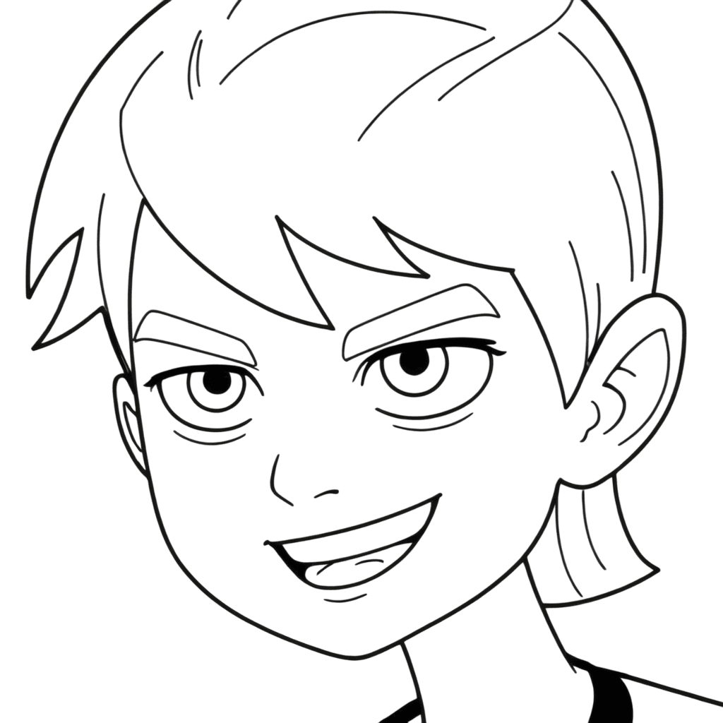 Ben 10 clássico para colorir