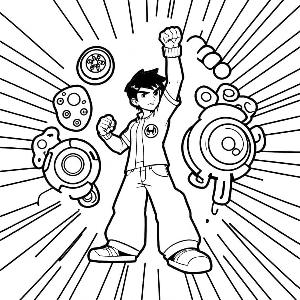 O poderoso Ben para colorir