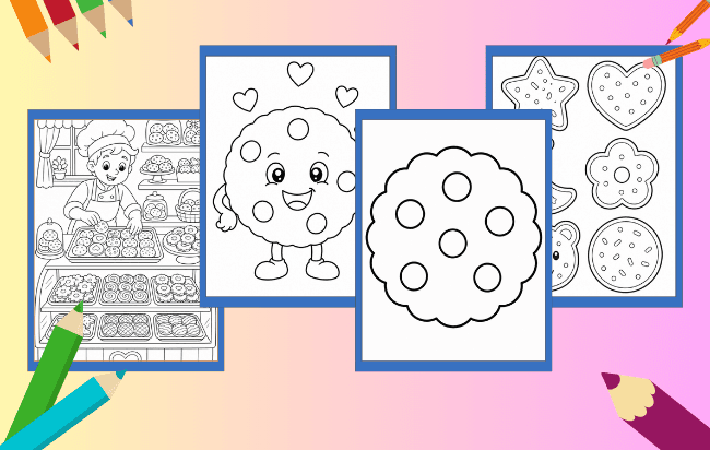 Biscoito para Colorir