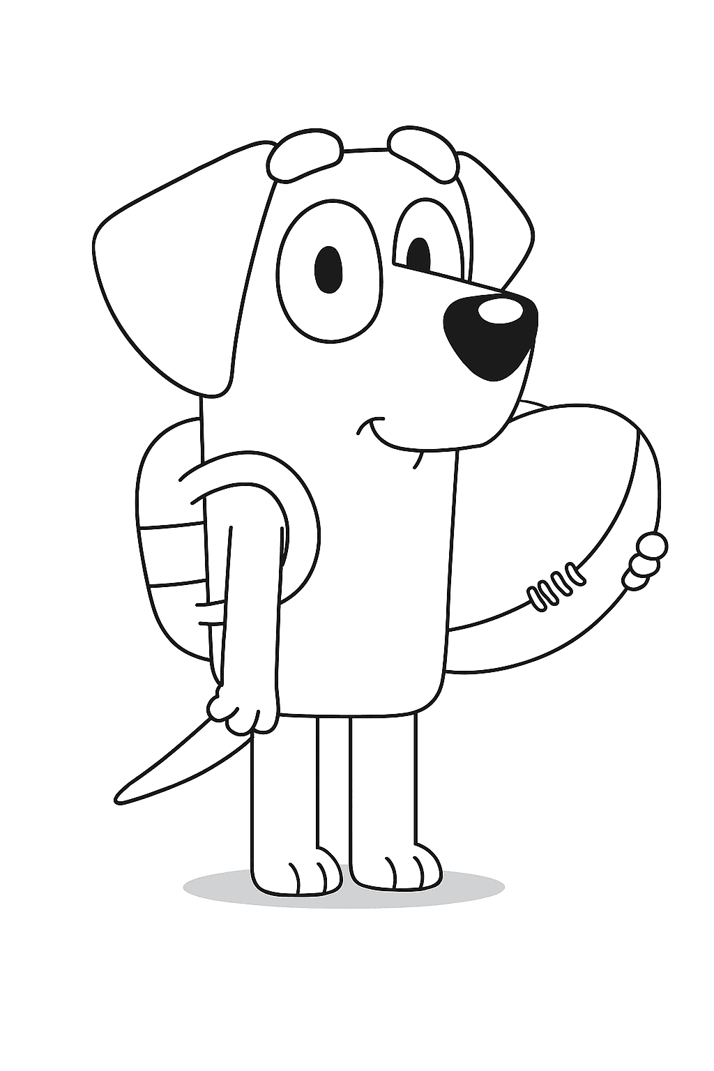 Lucky para colorir