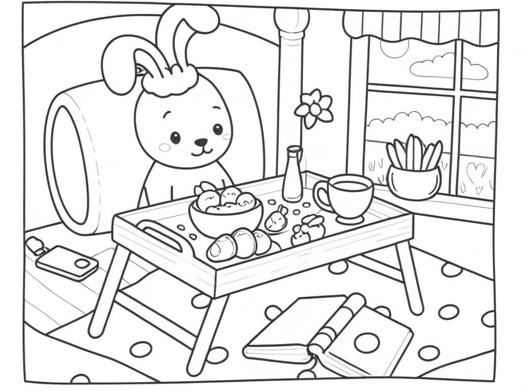 Bobbie Goods e a mesa de café da manhã