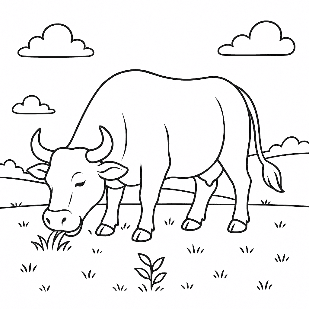 Desenhos De Boi Para Colorir E Imprimir