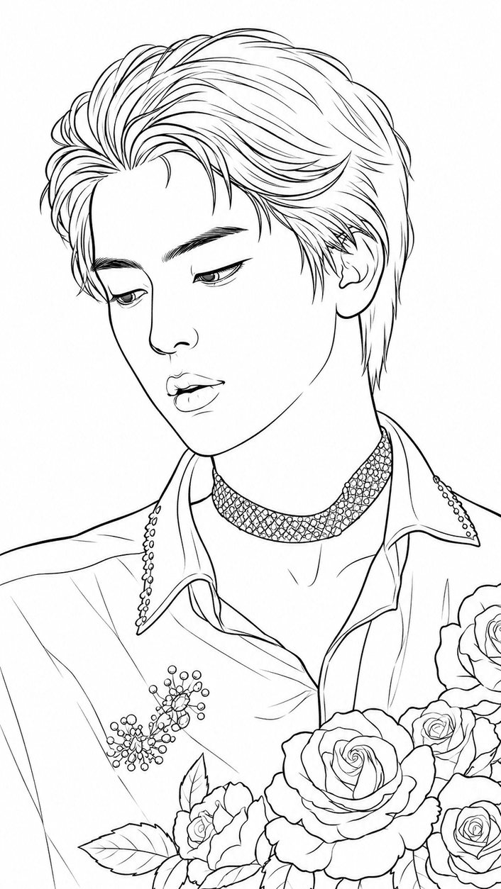 Jin para colorir