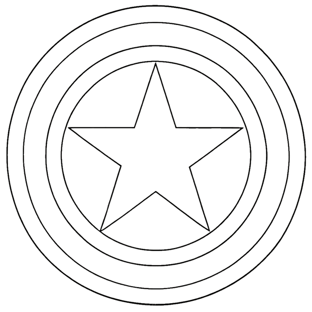 10 Desenhos do Capitão América para colorir