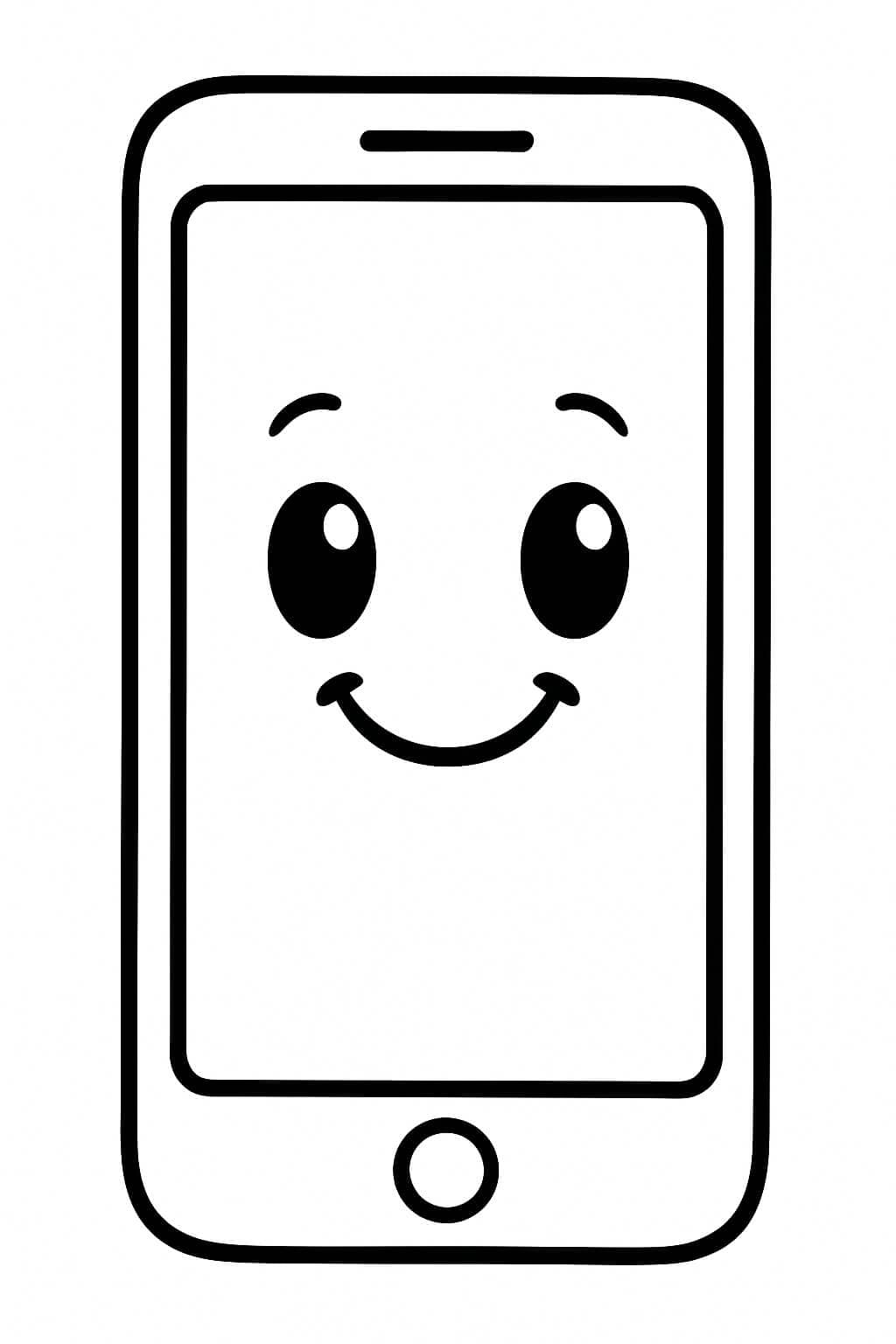 Celular para colorir