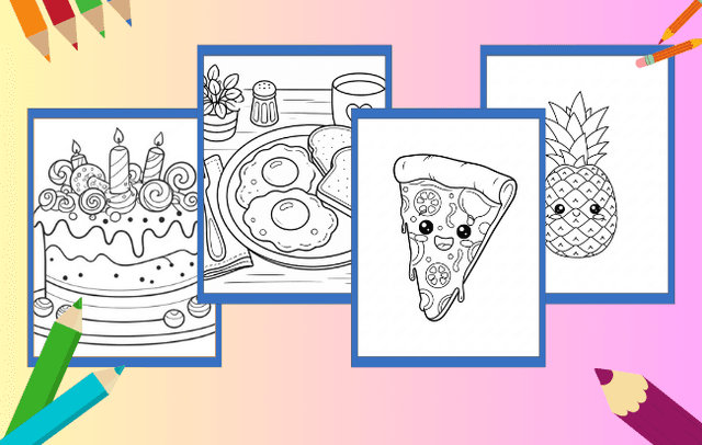 Comida para Colorir