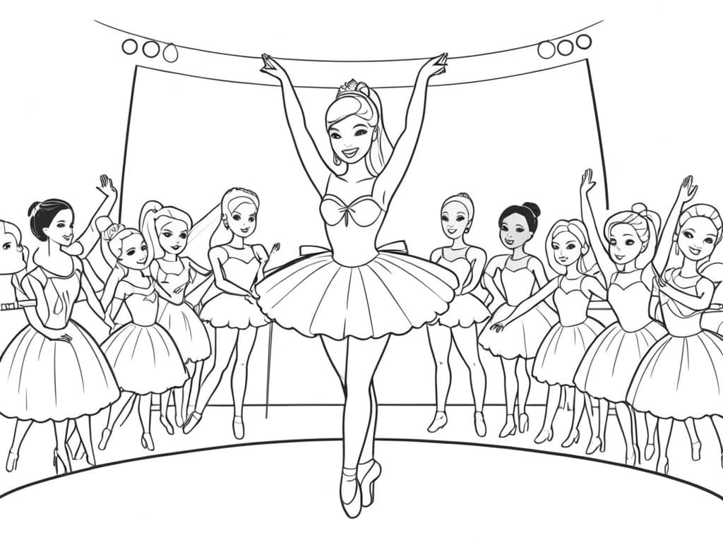 Barbie amigas bailarinas