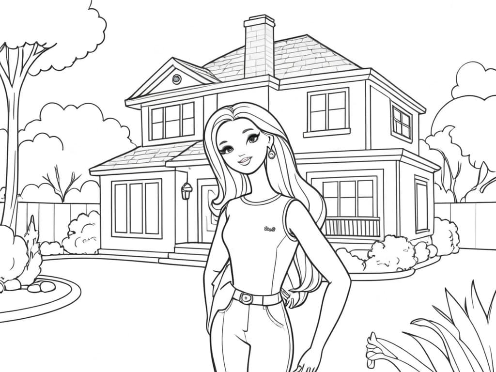 Barbie e sua casa