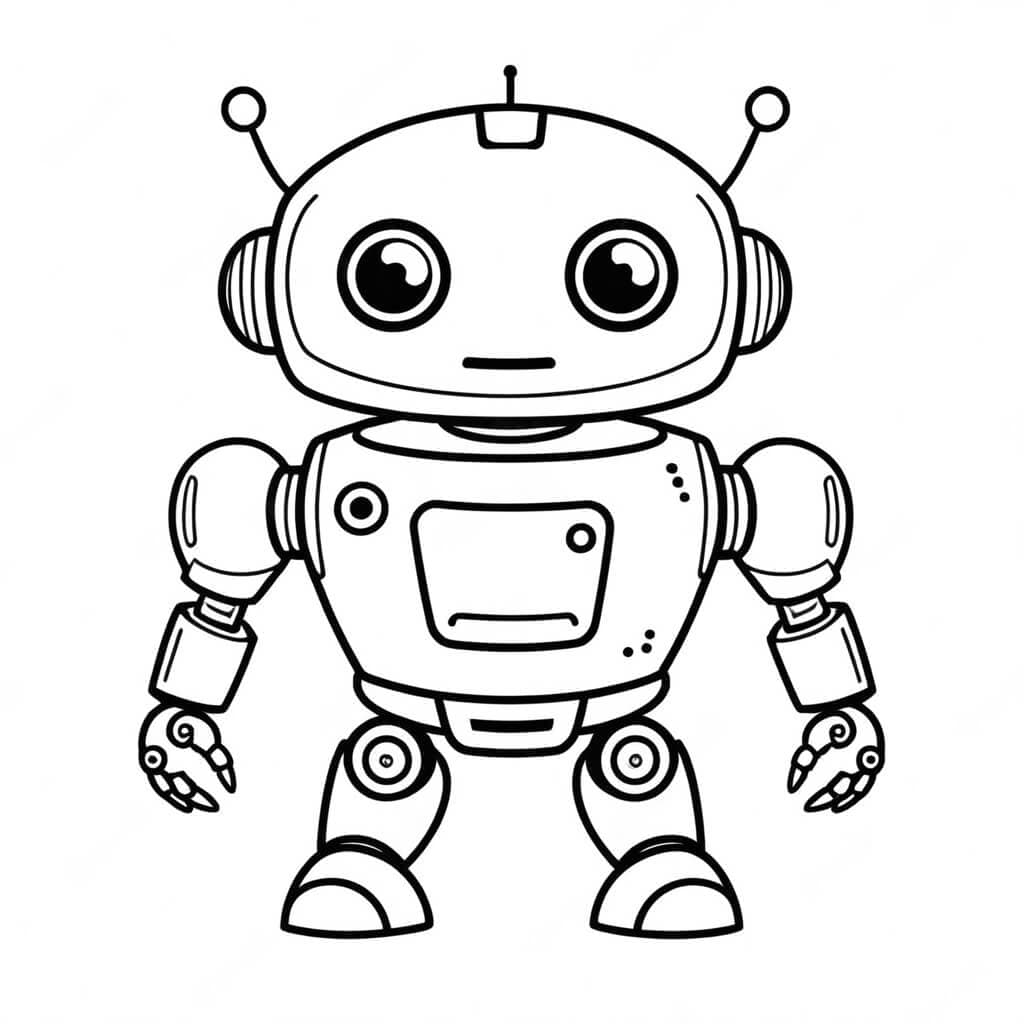Robô para colorir