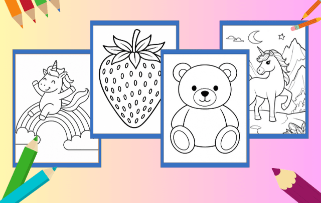 Desenho infantil para colorir