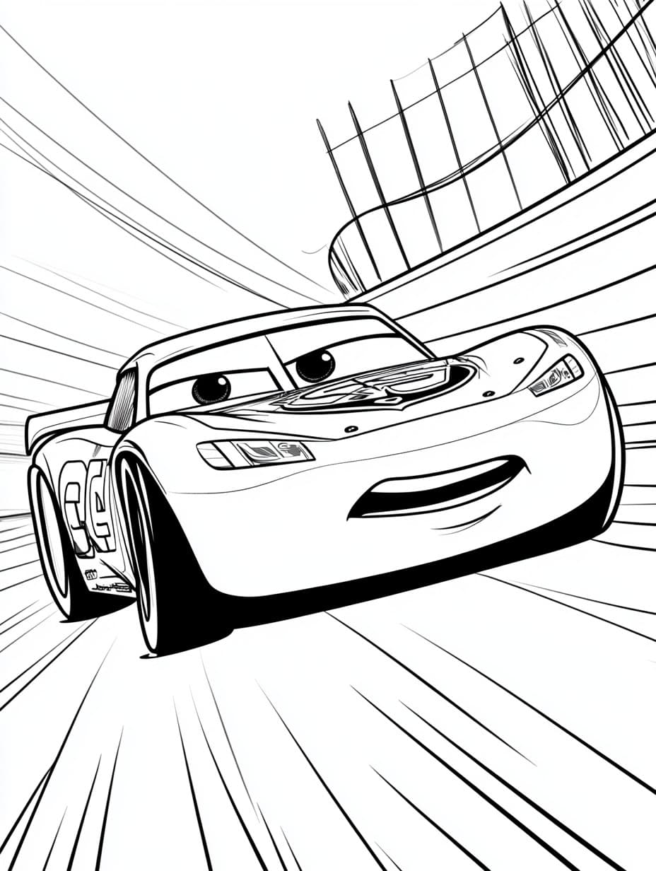 desenho para colorir relâmpago mcqueen