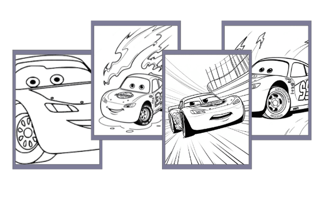 Desenhos do Mcqueen para colorir