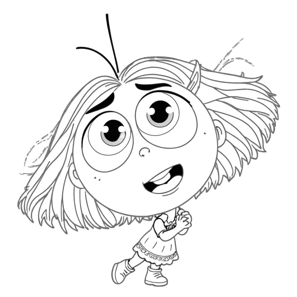 17 Desenhos para colorir Divertida Mente 2