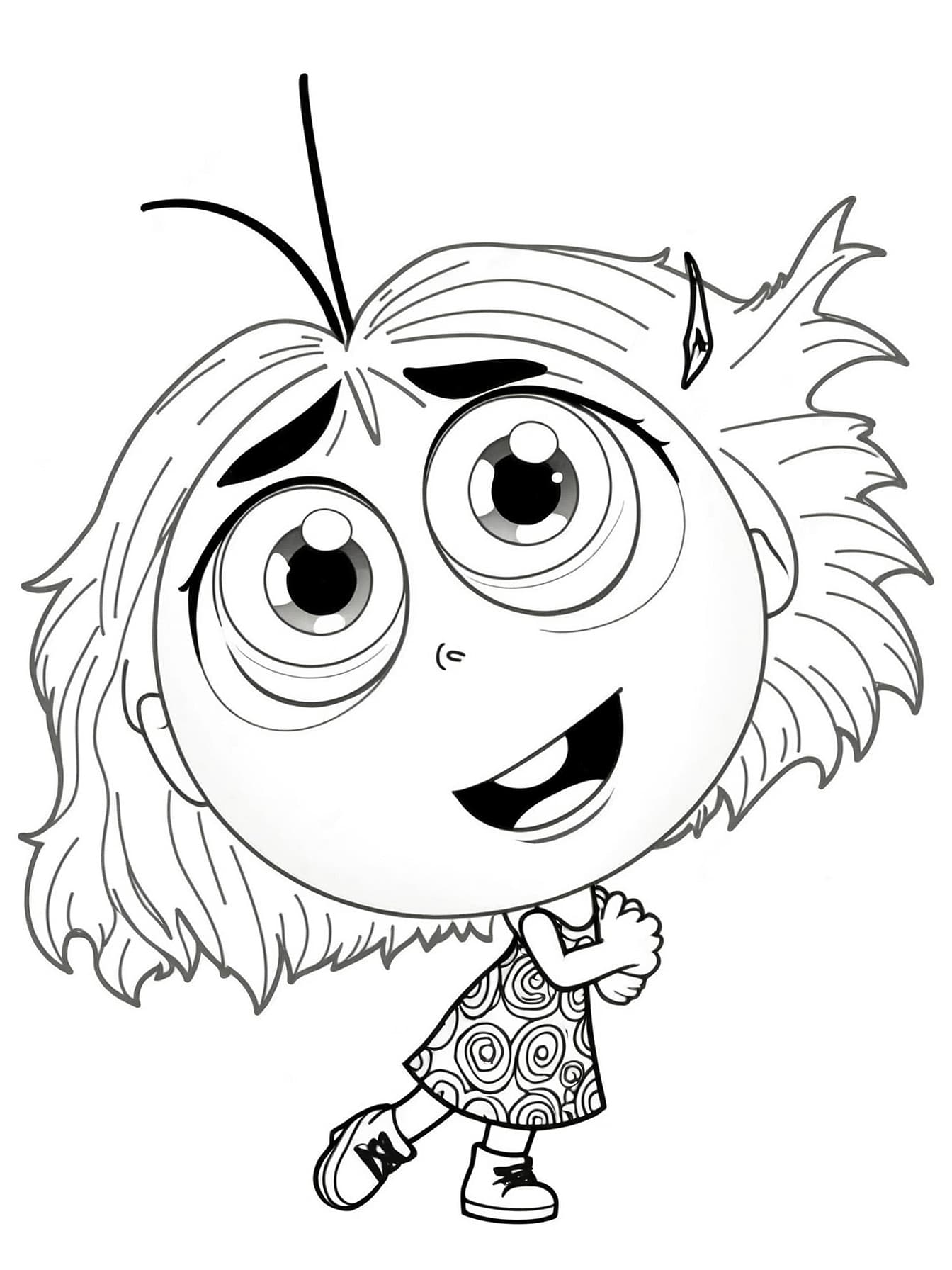 17 Desenhos para colorir Divertida Mente 2
