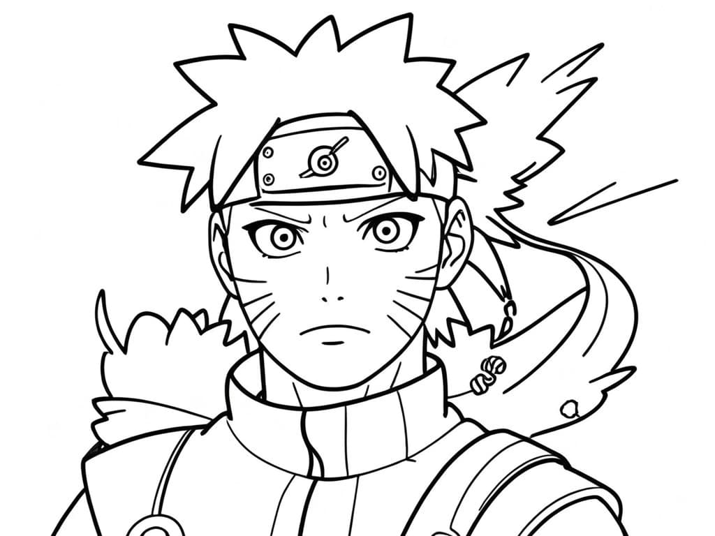 Naruto para colorir