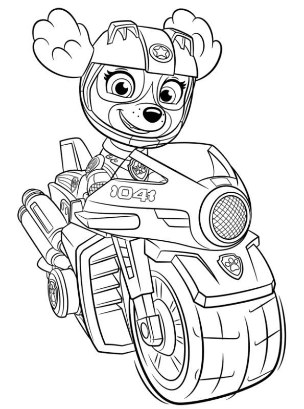 Skye para colorir