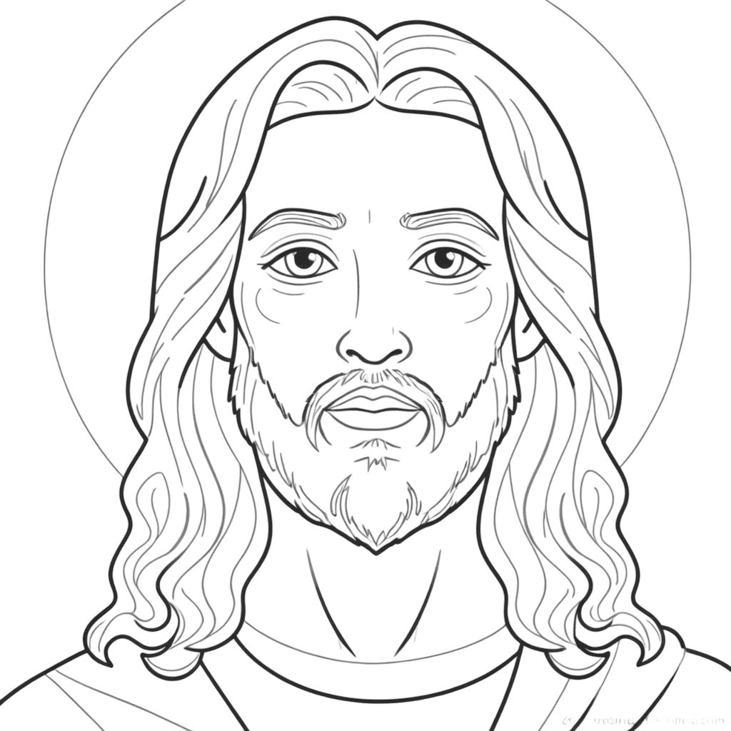 Jesus com auréola