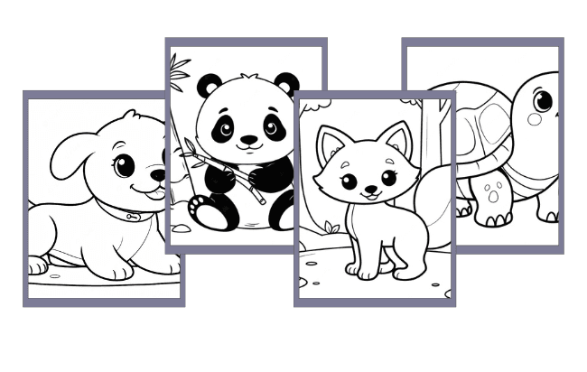 Desenhos fofinhos para colorir