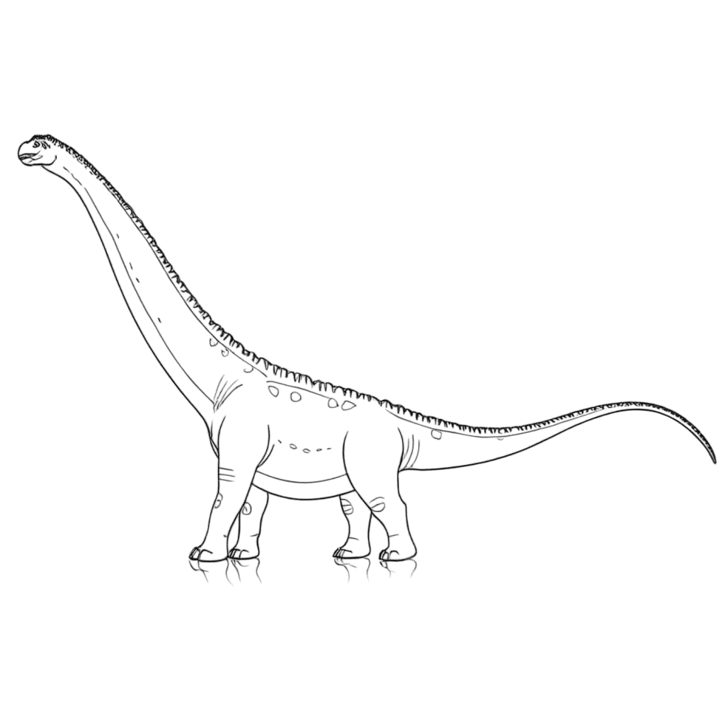 Argentinossauro para colorir