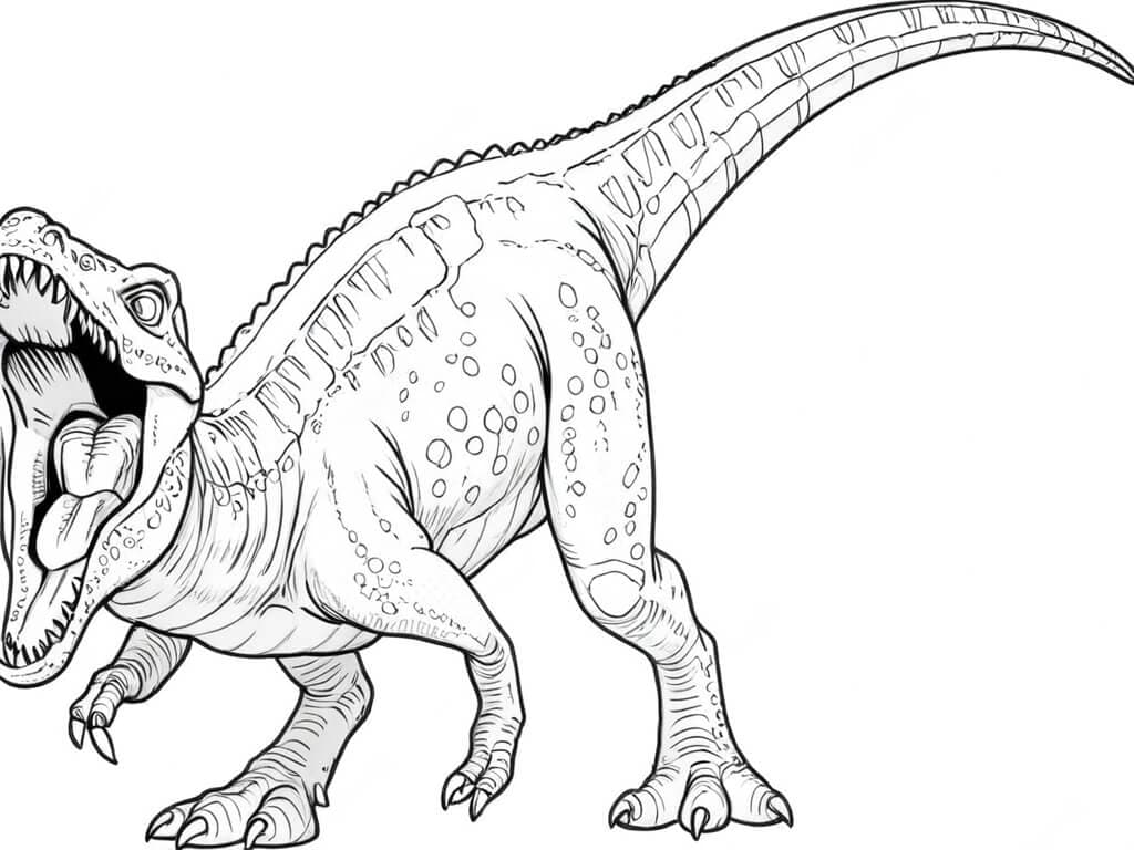 Barionix para colorir
