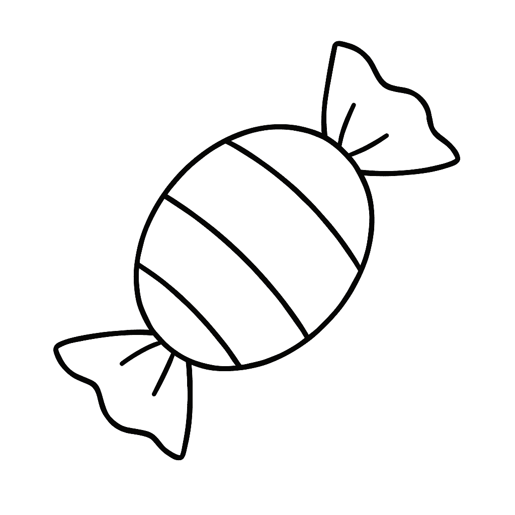 Bala para colorir