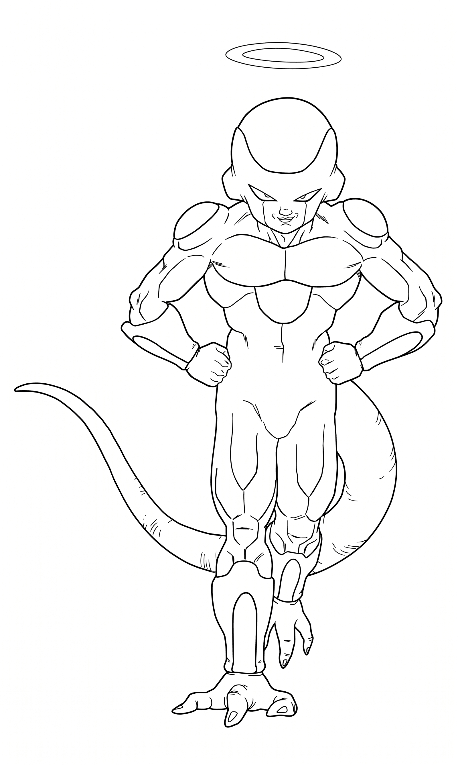 Freeza para colorir