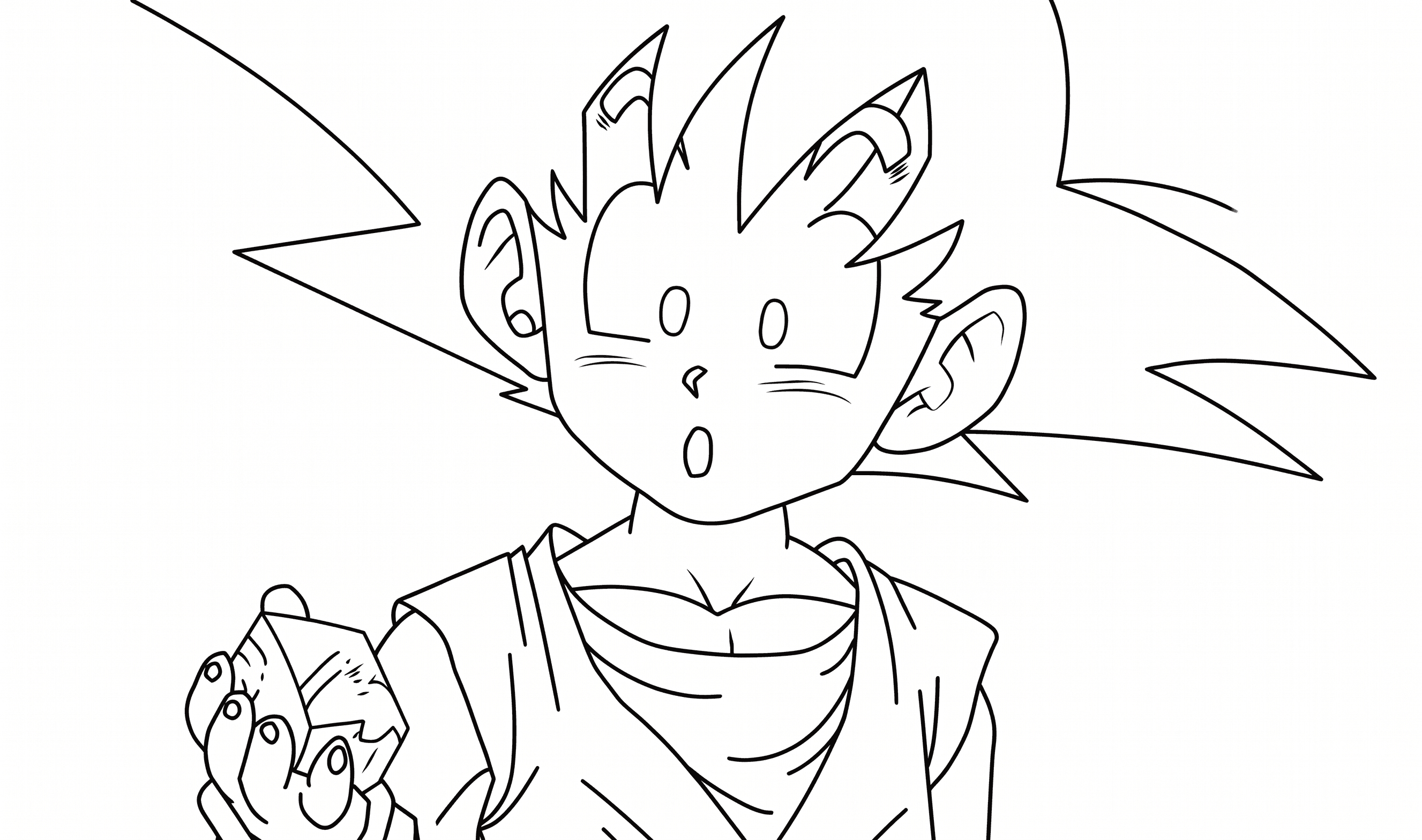Goten para colorir