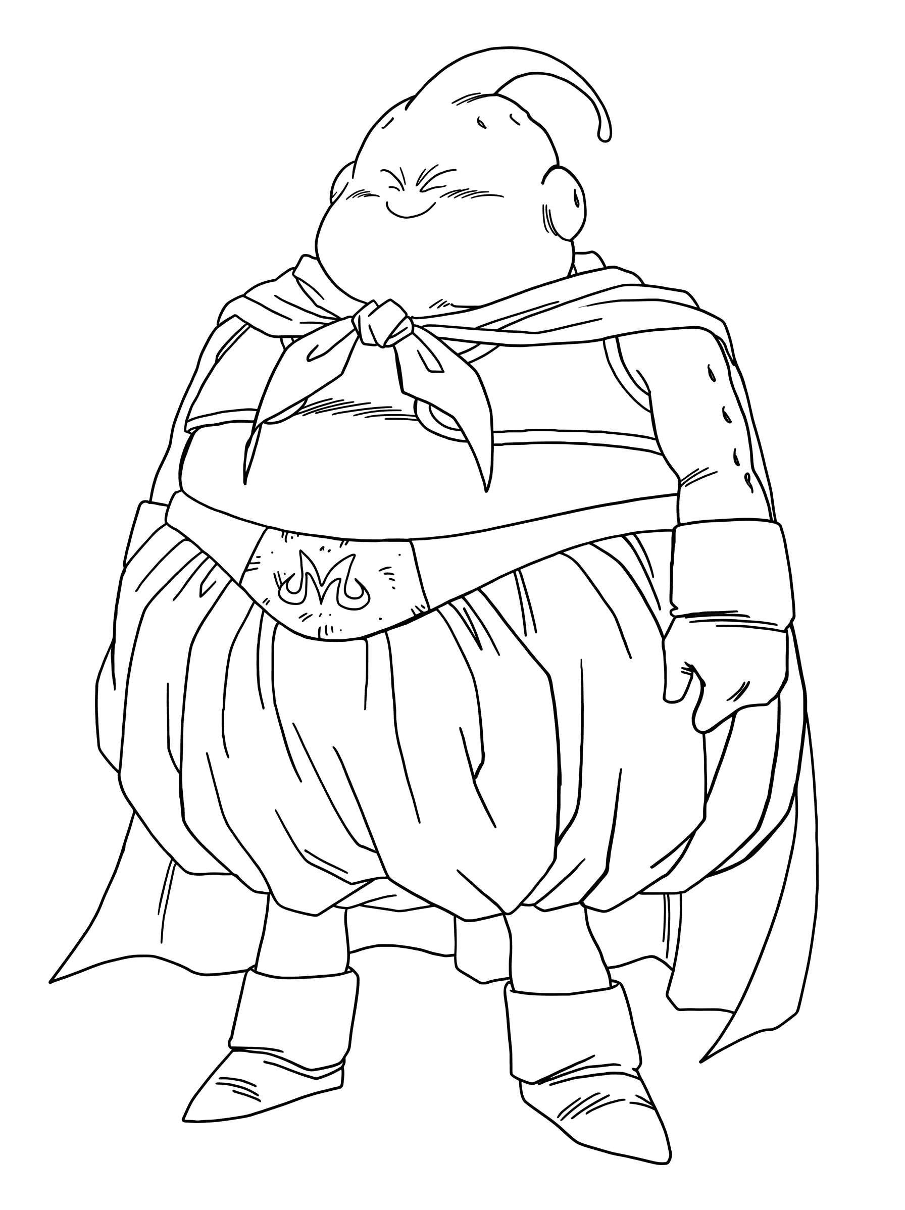 Majin Boo para colorir