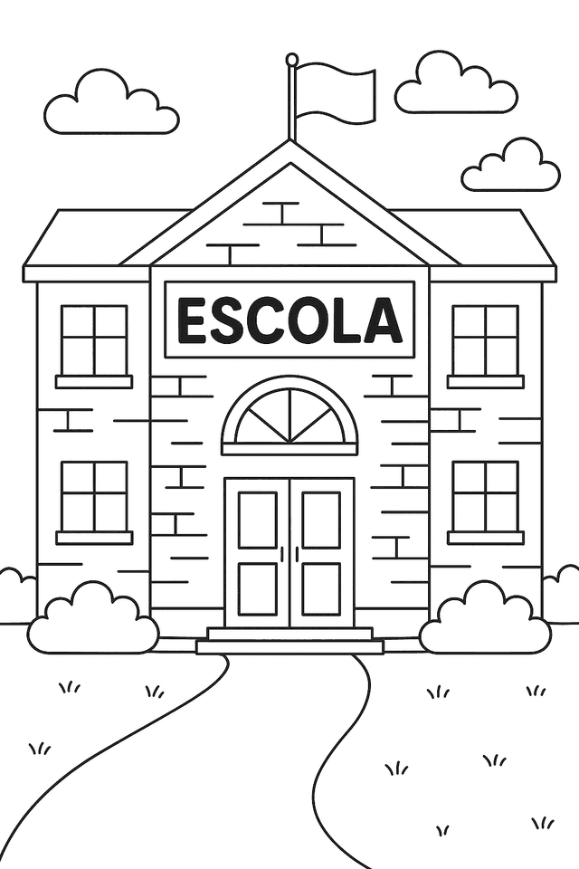 15 Desenhos de Escola para colorir