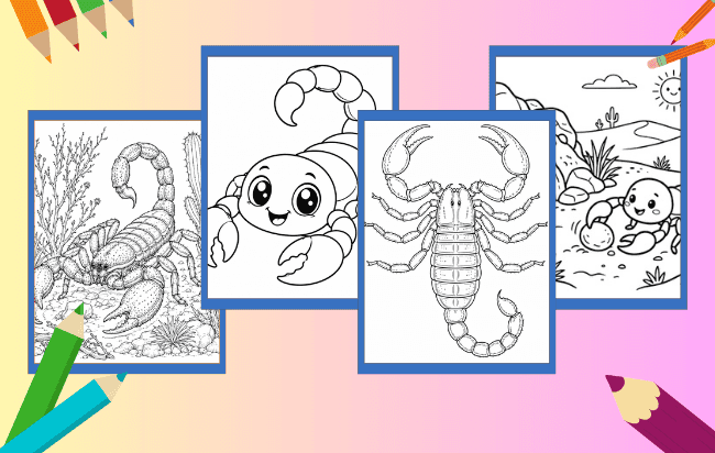 Escorpião Para Colorir