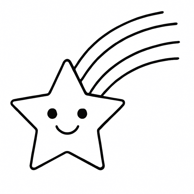 16 Desenhos de Estrela para colorir