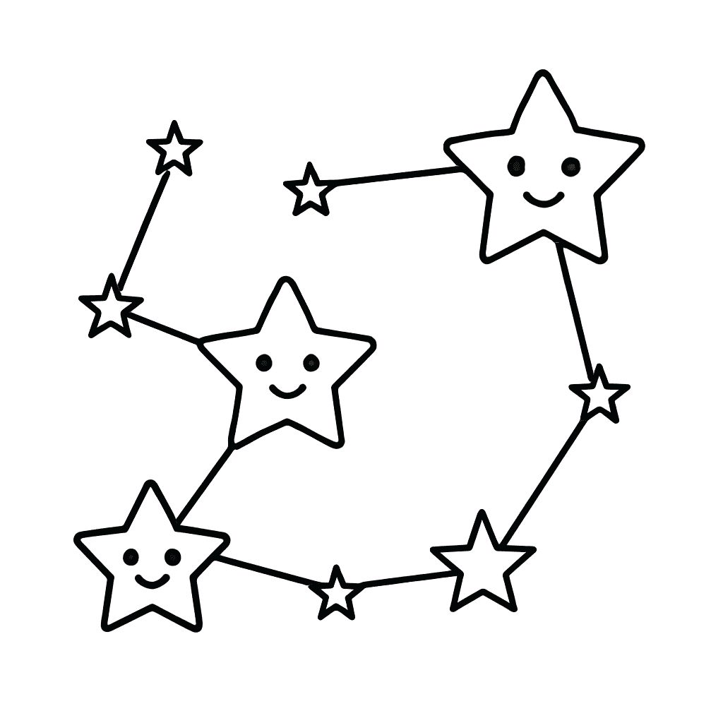 Estrelas para colorir