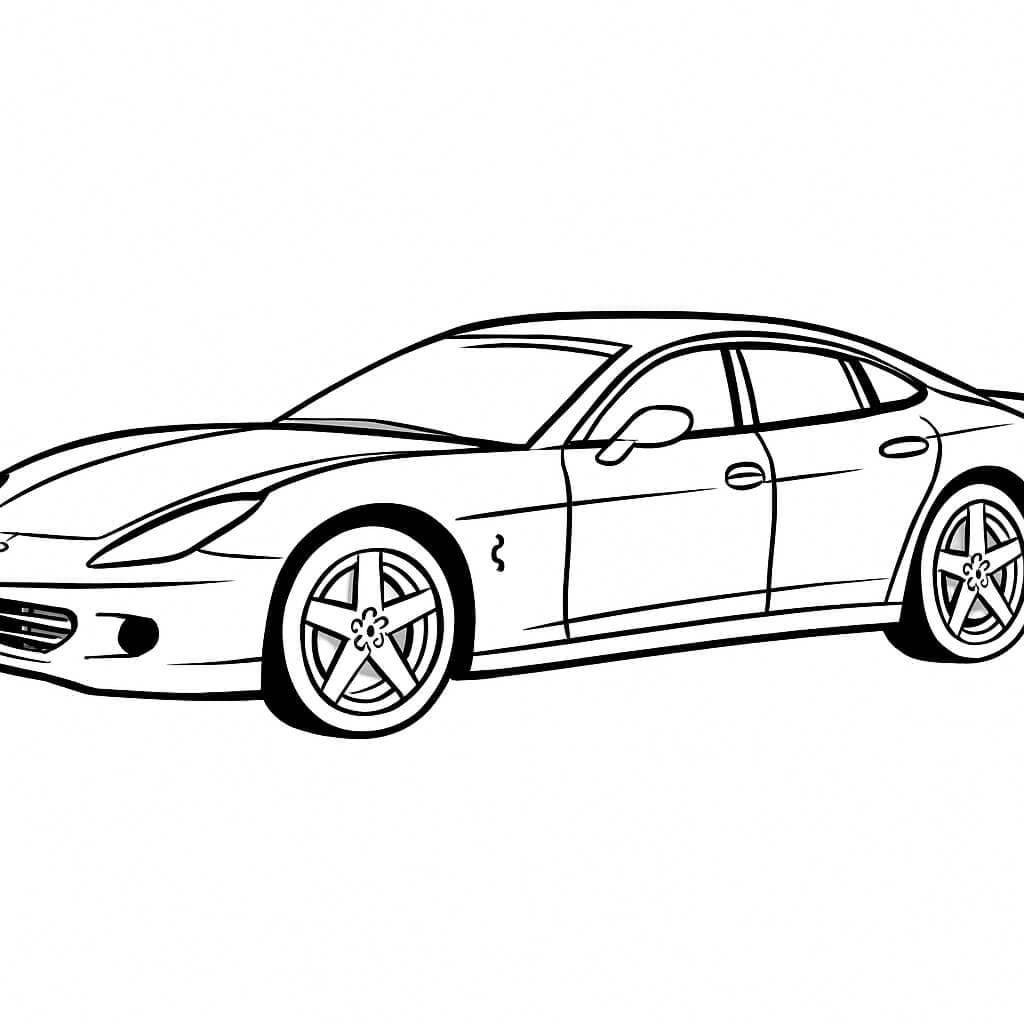 Ferrari Gran Turismo para colorir