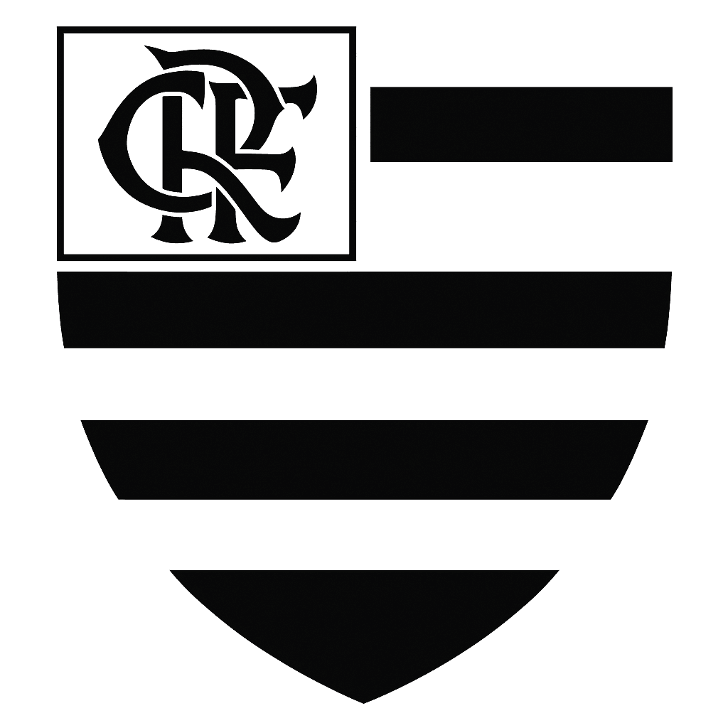 Escudo do Flamengo para colorir