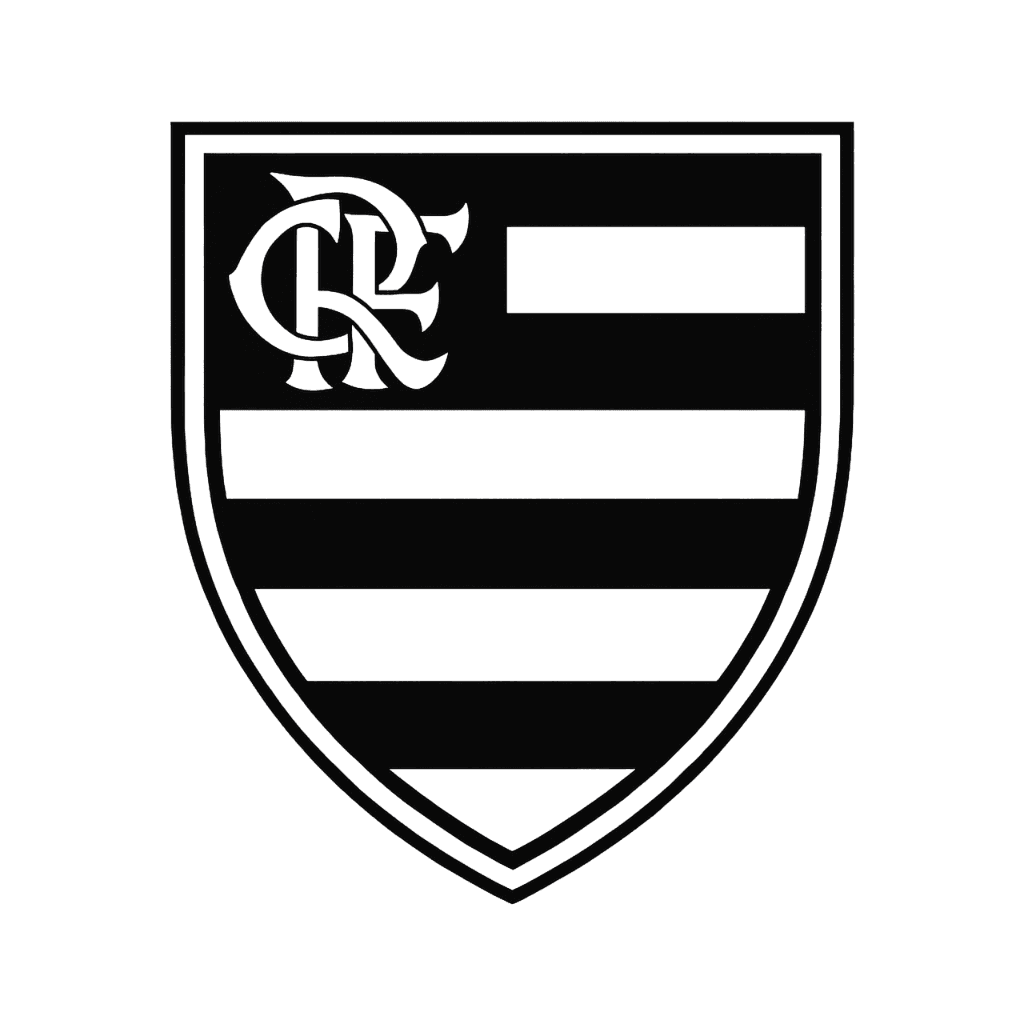 Escudo tradicional do Flamengo para colorir