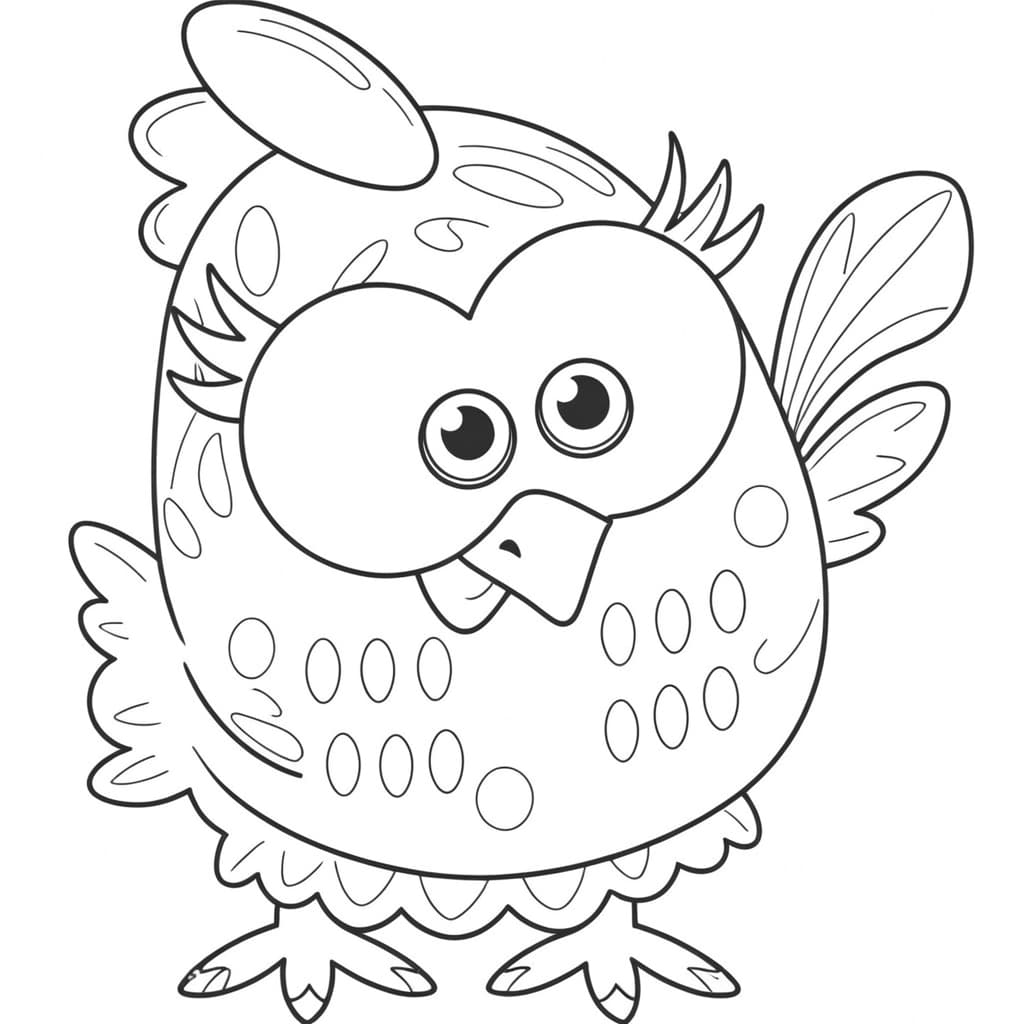 desenho para colorir galinha