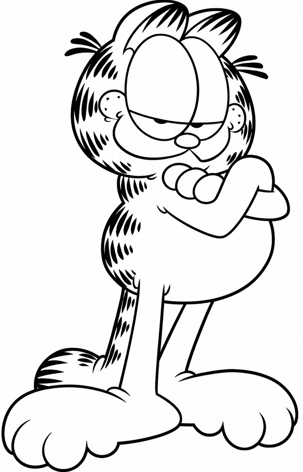 Garfield para colorir
