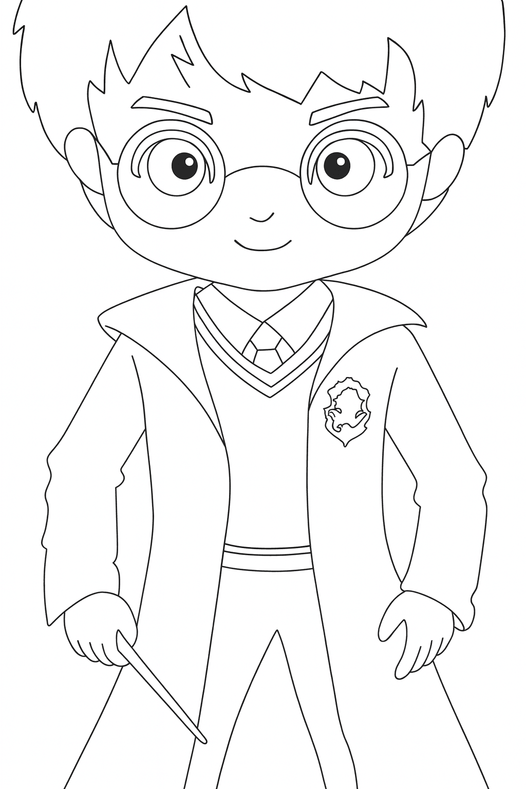 Harry Potter desenho para pintar