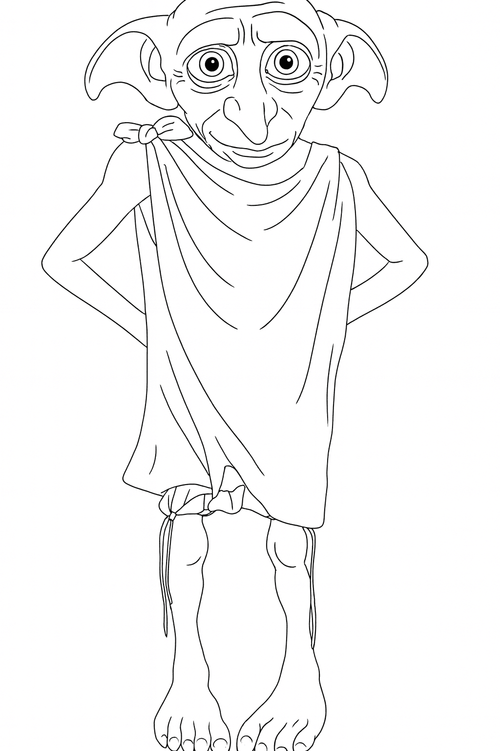 Dobby para colorir