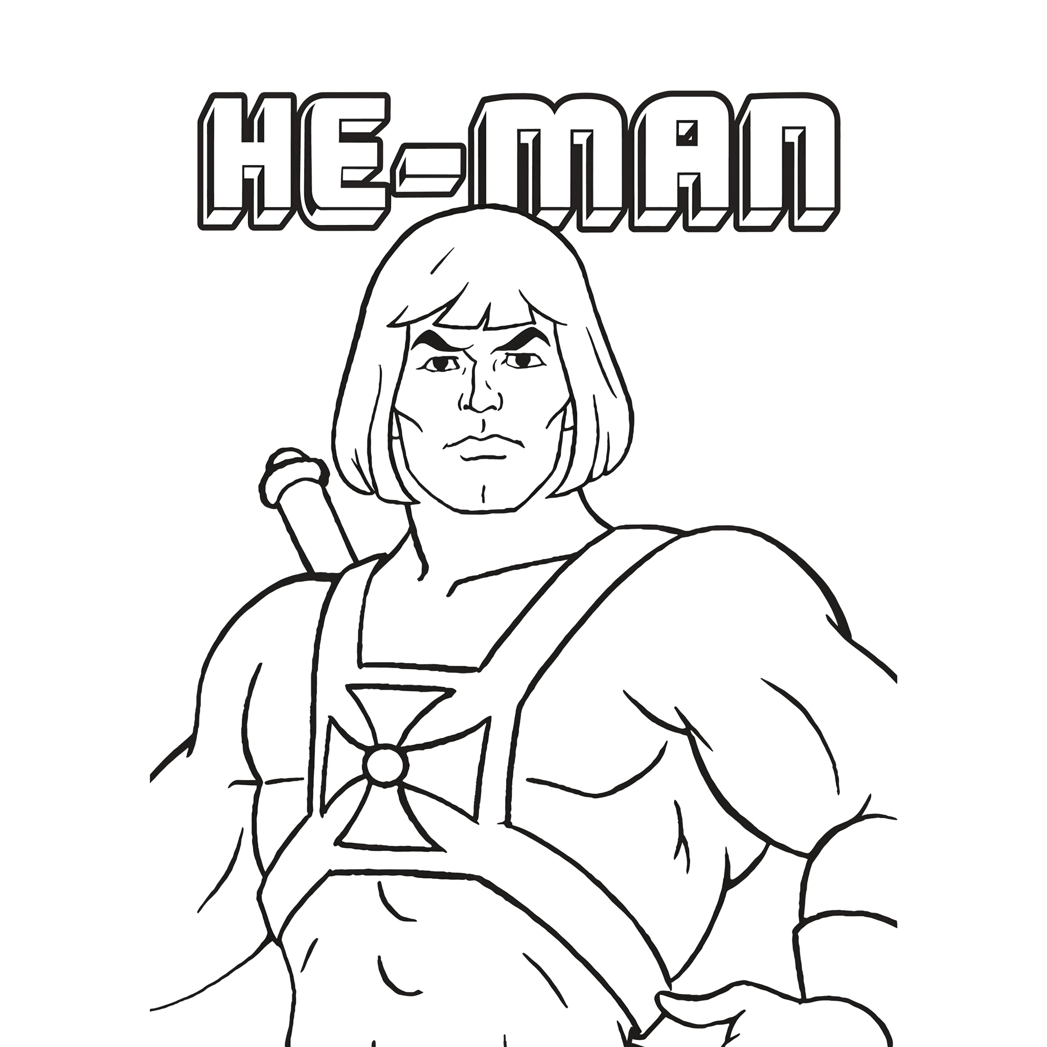 He-Man para colorir