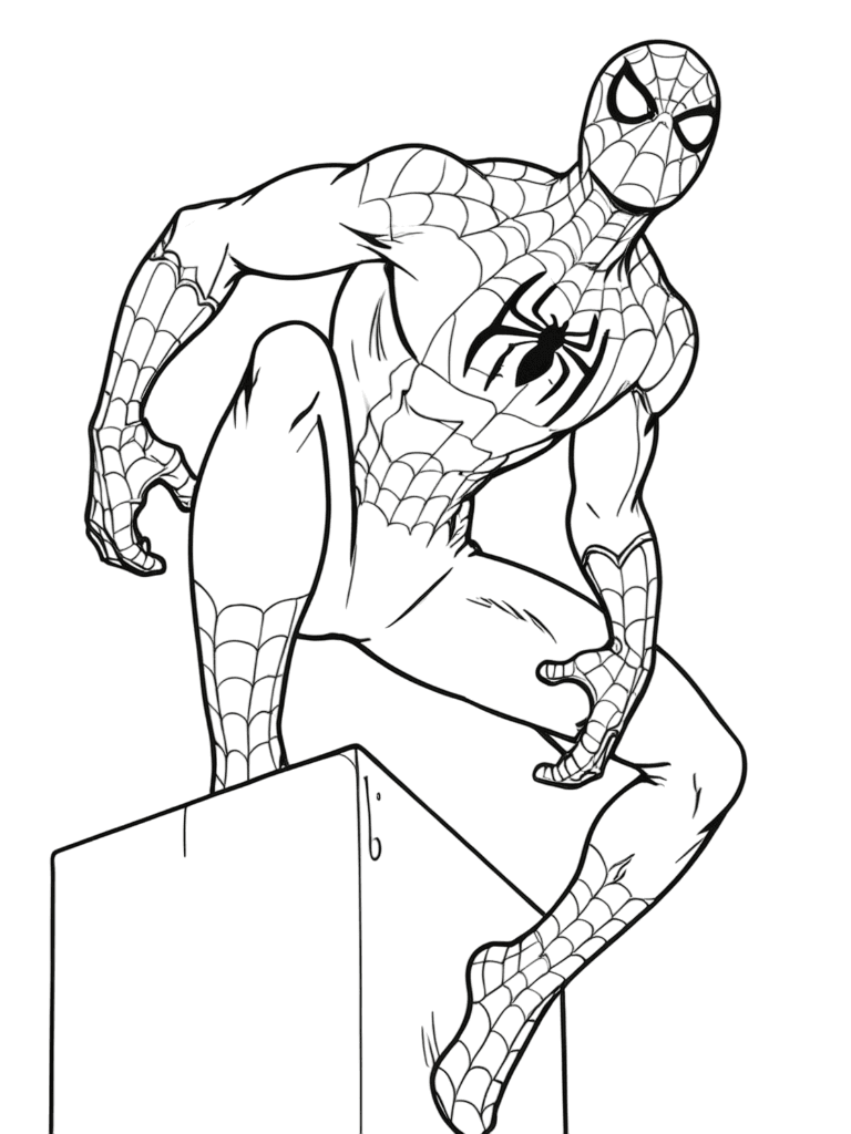 Homem-Aranha para pintar