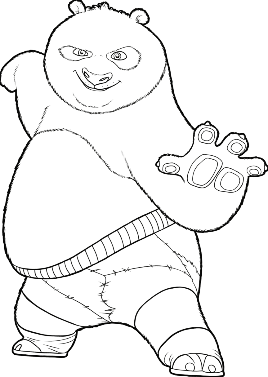 Po para colorir